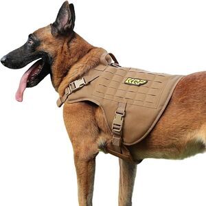 KQP Tactical Dog Harness No-pull Extra Large Military Training Vest Handle - NIB